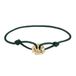 LIEBESKIND BERLIN femme bijoux - chaîne, boucles d'oreilles & bracelet avec ineinander verschlungenen Ringen en acier inoxydable en or, Vert