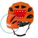 BEEPER - Helm met led voor en achter voor fiets, mountainbike, elektrische step ME134 (groot, blauw)