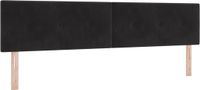 vidaXL Hoofdbord Noir 200 cm Velours