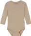 Minymo Kinderbody met lange mouwen, Simply Taupe, Maat 62