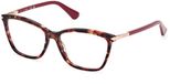 Guess GU2880 RED HAVANA 52/15/140 Unisex Brilmonturen