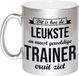 Bellatio Decorations Shoppartners Bv Trainer Koffiemok / Theebeker - Zilverkleurig - 330 ml