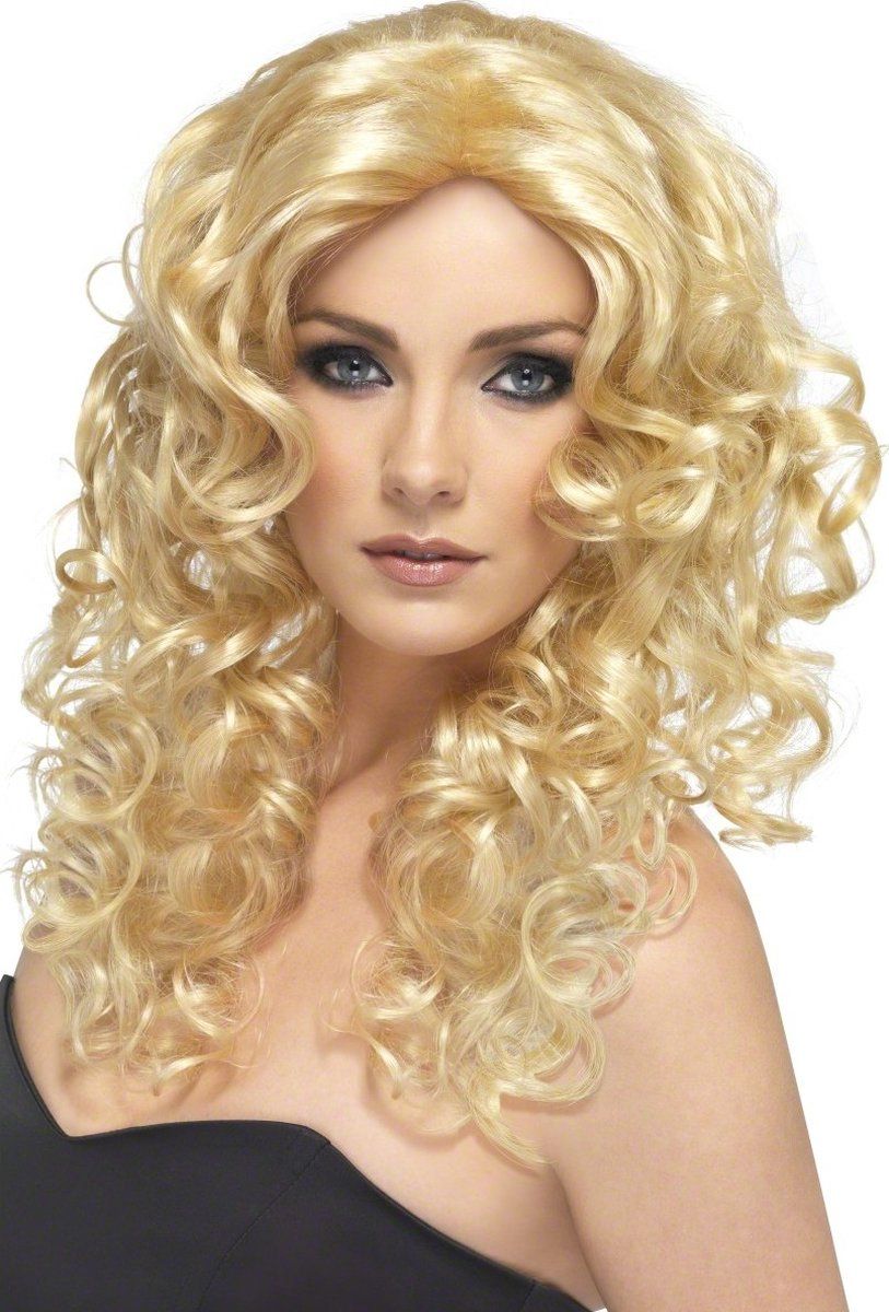 Vegaoo Blonde Wavy Wig for Women - Costume Wig - One Size