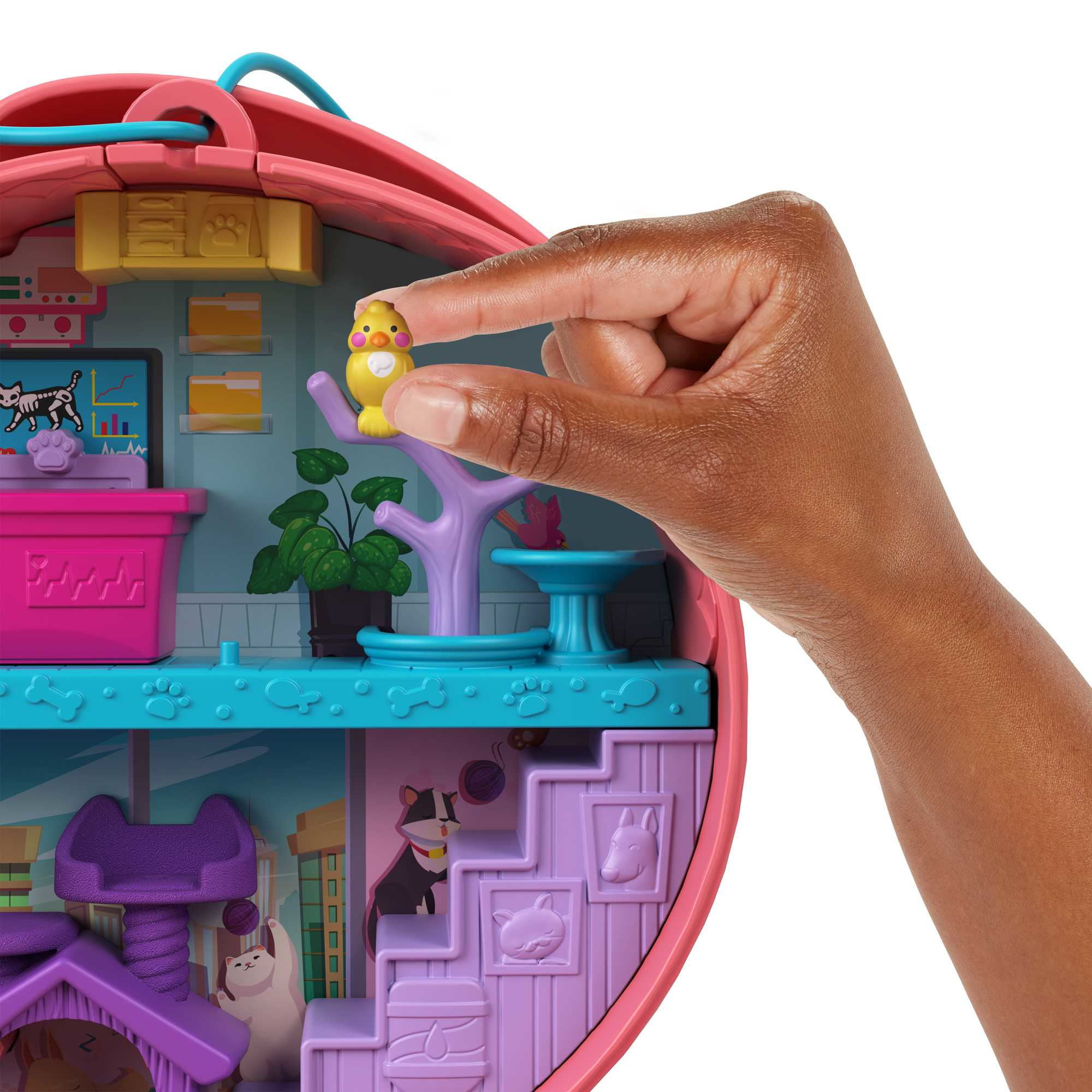 Polly Pocket POLLY POCKET SHANI de KNUFFELKAT TAS Compacte Speelset