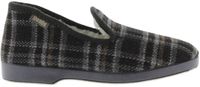Victoria Pantoufles Cuadros Dames Grijs