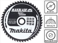 Makita MAKBLADE+ B-33495 Lame de scie circulaire carbure - 260 x 30 x 1 mm - 48 dents