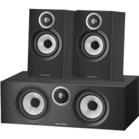 Bowers & Wilkins HTM6 S3 + 607 S3 - Zwart (per paar)