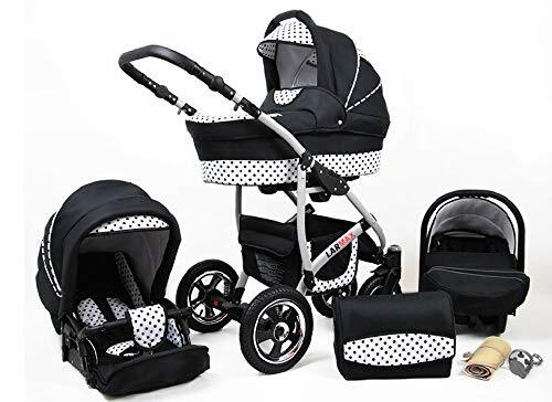 Lux4Kids 3 in 1 Combi kinderwagen Kinderwagen Complete Set met autostoel Isofix Larmax