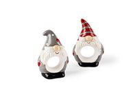 Excelsa Gnomo Kerstset van 6 servetten, keramiek