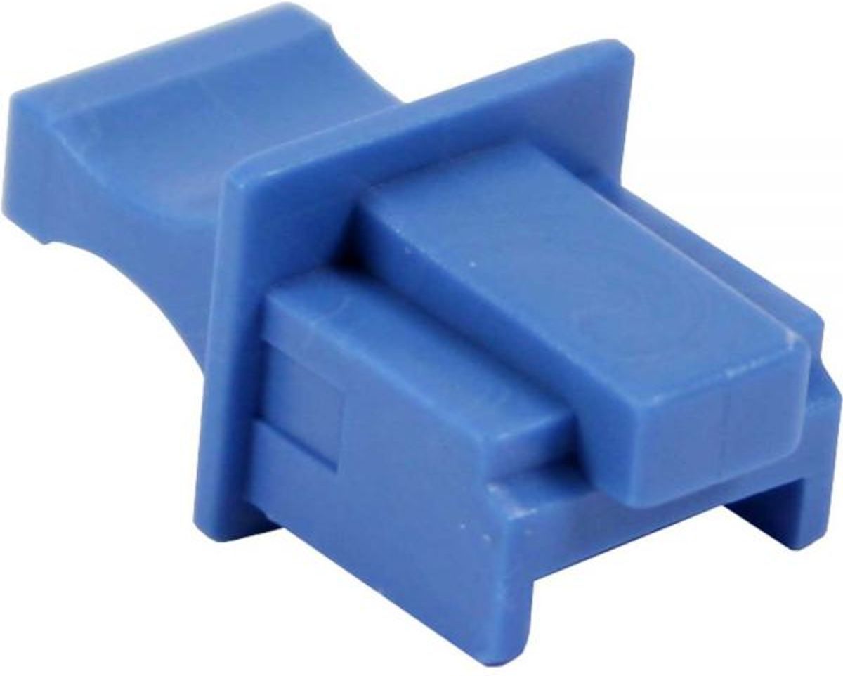 Inline Panda Inline Afsluitcover voor RJ45 poort / 100 stuks - blauw