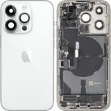 Apple Coque Batterie iPhone 14 Pro, Avec Châssis Central, Pièces Complètes, Argent, Échange Premium