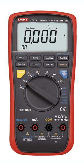 UNIT UT533 Isolatieweerstand multimeter