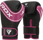 RDX Bokshandschoenen Kinderen 4B Robo Kunstleer 6 oz Roze Zwart