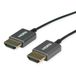 Roline 8K HDMI Ultra HD-kabel met Ethernet, M/M, ultradun, coaxiaal, zwart, 1,5 m