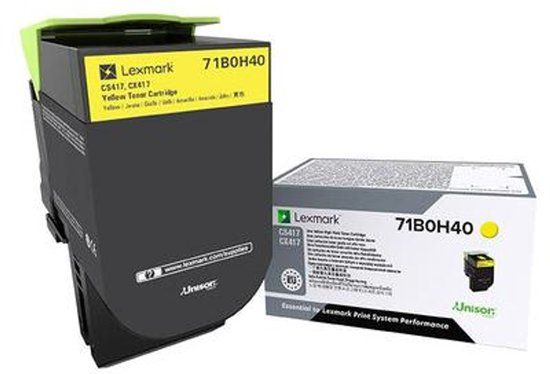 Lexmark 71B0H40 Yellow Original Toner Cartridge