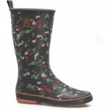Rouchette Dameslaarzen Symphony Khaki/Groen Leer