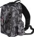 Sac à dos de pêche, noir, imprimé camouflage