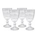 Spetebo Verre à vin Rétro Verre à vin 300 ml transparent - Lot de 4