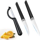 N+C Set de couteaux à fruits 3 pièces Inox