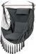 GelldG Chaise suspendue - Hamac - Nid suspendu intérieur et extérieur - Incl. 2 coussins - Adultes et Enfants - Chaise hamac jusqu'à 150 kg - Gris foncé