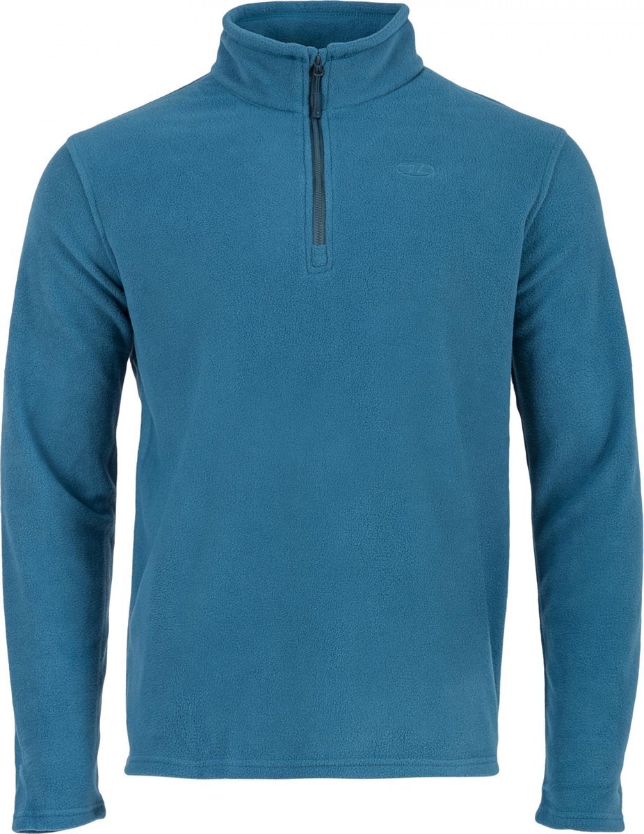 Highlander Highlander sweatshirt voor heren Ember Fleece Petrol met rits - Blauw - S