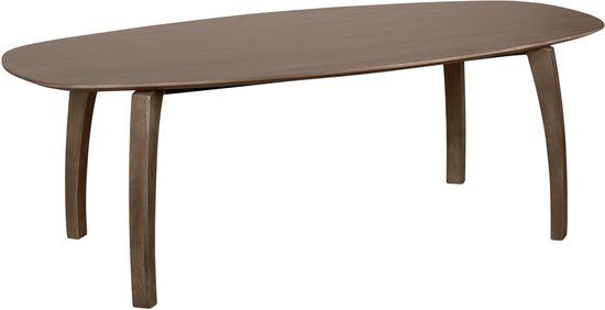 Lewis & Loft Eettafel Luna - FSC® gecertificeerd mangohout - Deens ovaal - 220 x 110 cm - Bruin