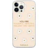 ERT GROUP mobiel telefoonhoesje voor Apple iPhone 12/12 PRO origineel en officieel erkend Babaco patroon Positive vibes 003