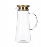Homla Minta Glazen Kan met Gouden Deksel - 1.4L