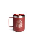 Smartshake Bohtal Geïsoleerde koffiemok 350 ml, dubbelwandige vacuüm geïsoleerde mok met deksel, lekvrije BPA-vrije roestvrijstalen koffiekop, reismok voor warme en koude dranken (Griffoendor)