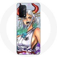 Maniacase Case voor Oppo A74 5G One Piece Anime Yamato Poster Teaser
