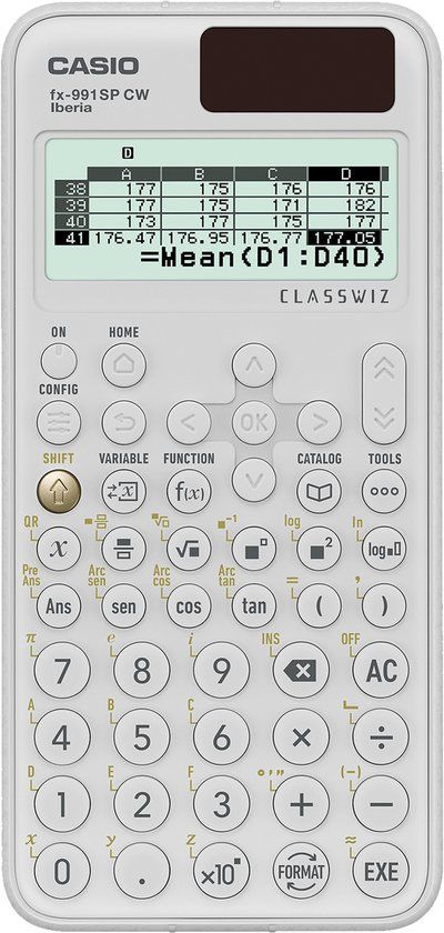 Casio FX-991SPCW Wetenschappelijke rekenmachine Wit