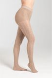 s.Oliver, Knusse panty, gebreide panty, warm, beige mélange, 20 Td, Katoen, Maat 44-46