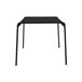 Hay - Palissade Square Table - Zwart - Epoxy-coated Steel - Designer Ronan & Erwan Bouroullec