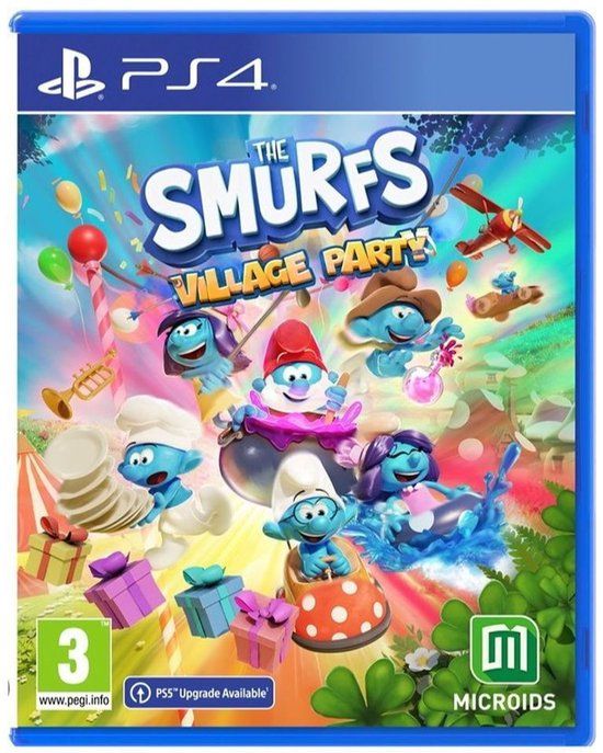 Microïds The Smurfs - Village Party PS4 Game - Standard Edition