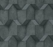 A.S. Création 3D Betonlook Behang Industrieel Antraciet Zwart