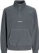 Jack & Jones Heren Sweatshirt met halve rits Blauw S