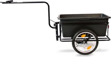 Roland Big Boy - Fietskar - 16" - Zadelpenbevestiging - Zwart