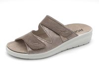 Rohde Dames Slippers Met Klittenband Sluiting - Goud - 39