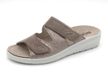 Rohde Dames Slippers Met Klittenband Sluiting - Goud - 39