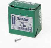 Spax Spaanplaatschroef platverzonken kop verzinkt T-Star T10 3.0 x 16mm (200 stuks)