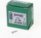 Spax Spaanplaatschroef platverzonken kop verzinkt T-Star T10 3.0 x 16mm (200 stuks)
