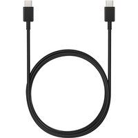 Phonillico® USB-C USB-C Kabel Zwart 1m voor Samsung Galaxy S24 / Galaxy S23 / Galaxy S23 FE