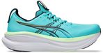 ASICS GEL-NIMBUS 28 Neutrale schoen Heren - turkoois, geel, Maat 42