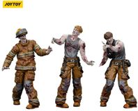 Joy Toy (CN) Zombie Dark Source Action Figuur 3-Pack Firefighters 8 cm Action Figuur