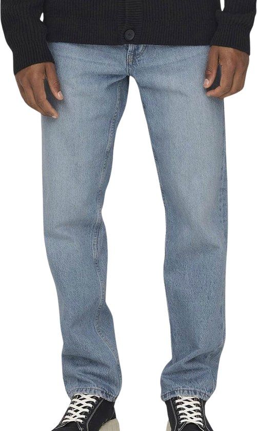 ONLY & SONS ONSEDGE STRAIGHT LB 6986 Men's Jeans - Light Blue Denim - W28 X L32