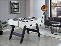 Merkloos / Sans marque Tafelvoetbal SUAREZ van mdf - L153 x B77,6 x H96 cm - Wit