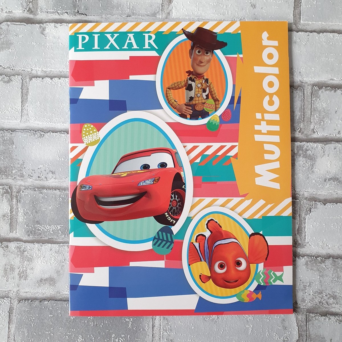 Multicolor Kleurboek, disney, pasen, pixar toy story, cars, nemo