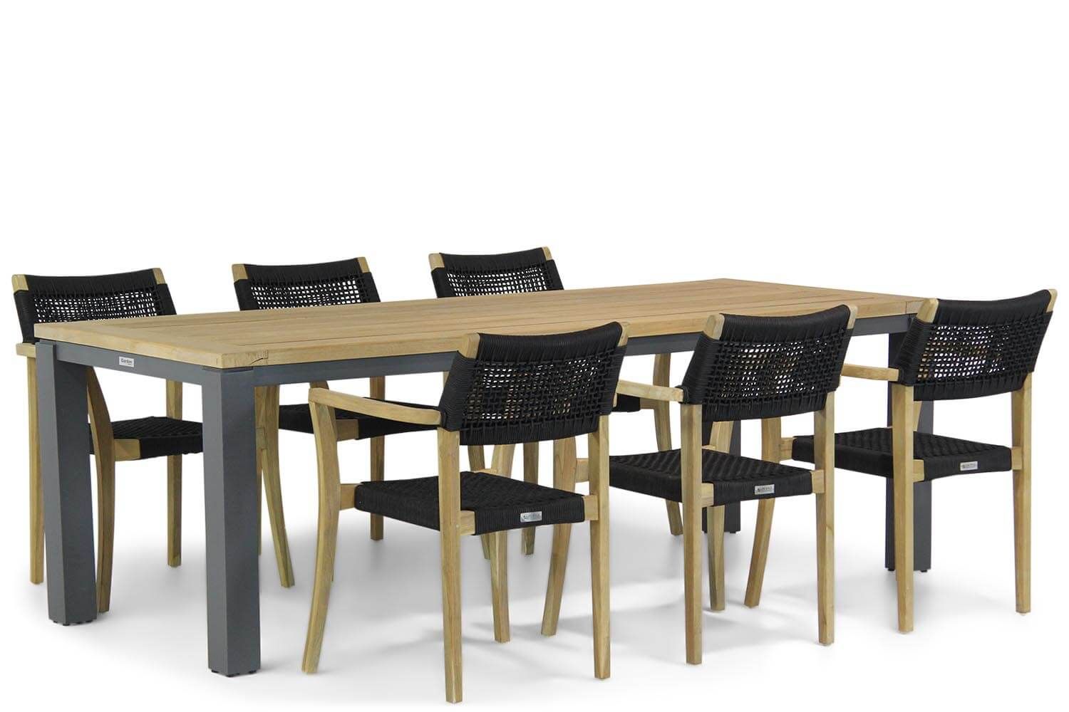 Lifestyle Garden Furniture Dallas/Veneto 230 cm dining tuinset 7-delig