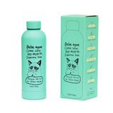 Waterfles Icecat Waterfles van roestvrij staal, BPA-vrij, herbruikbaar, dubbele isolatie, 500 ml, design "Je zult sowieso sterven"