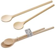 Fackelmann Houten Kooklepels 25-30 Cm 2 Stuks